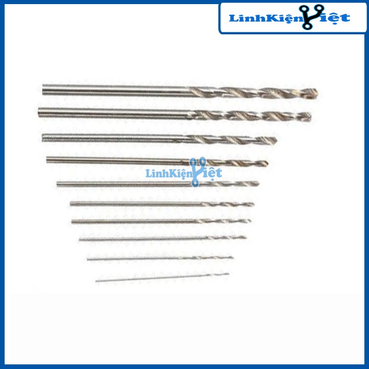 BỘ 22 MŨI KHOAN (0.5-0.6-0.7-0.8-0.9-1.0-1.2-1.5-2.0-3.0-5.0 MỖI LOẠI 2 CHIẾC )