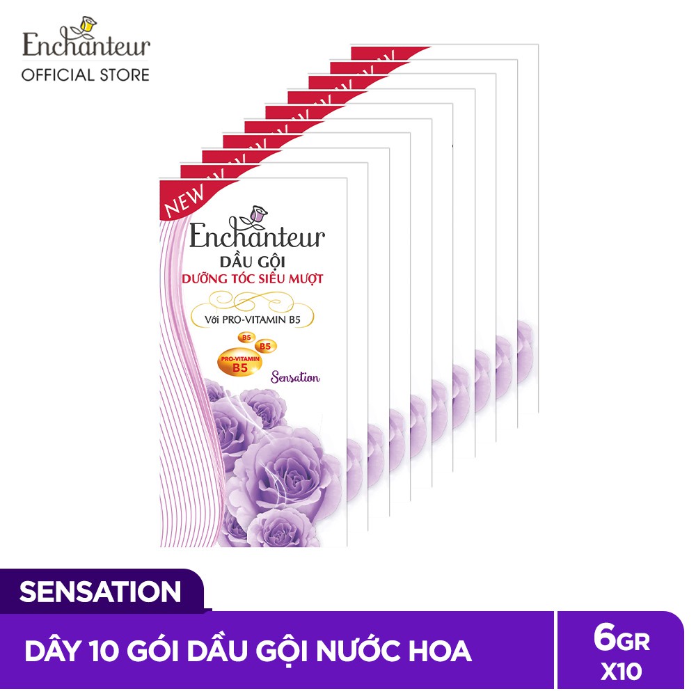 [HB gift] Combo 3 quà Enchanteur (Xà bông + Dây dầu gội + Lăn 25ml) - mùi ngẫu nhiên