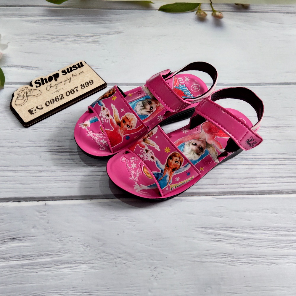 Giày sandal cho bé gái hình elsa