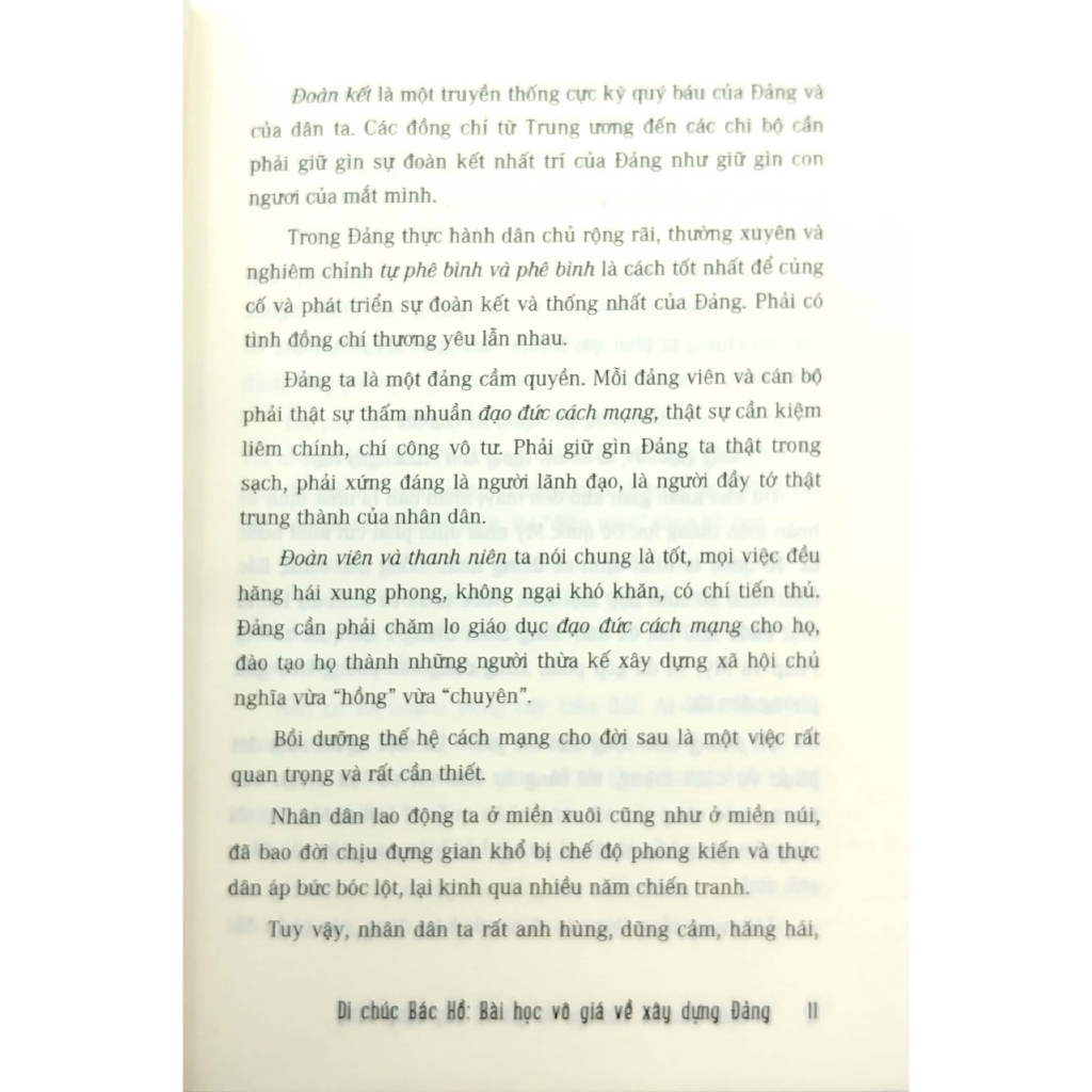 Sách - Di Chúc Bác Hồ - Bài Học Vô Giá Về Xây Dựng Đảng | BigBuy360 - bigbuy360.vn