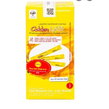 [GIÁ GỐC] MEN VI SINH GOLDEN LAB – GIÚP HỆ TIÊU HÓA KHỎE MẠNH