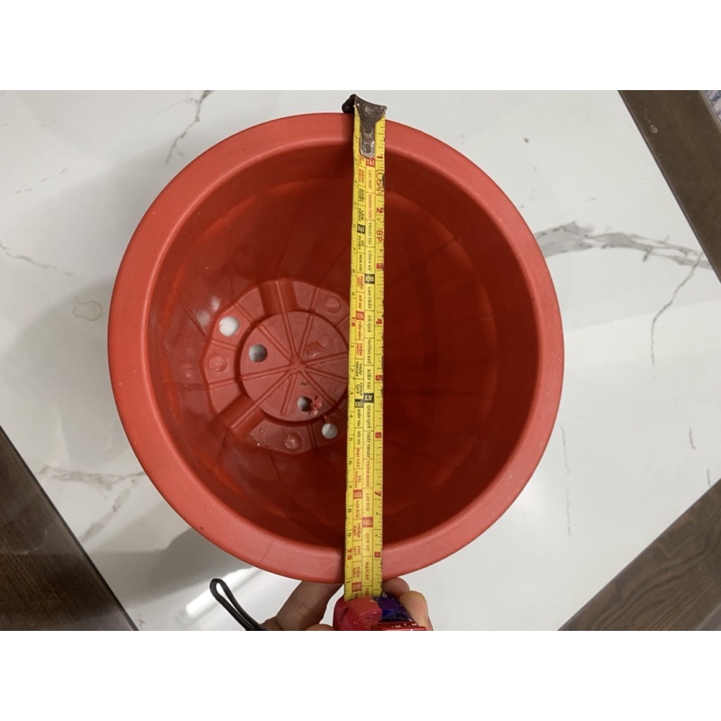 Chậu nhựa trồng ươm cây E230  màu nâu hàng loại 1 dày đẹp