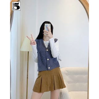 Áo len gile nữ 3 cúc Twentyfive 3830