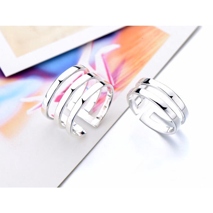 Nhẫn Nữ Bạc Hiểu Minh NU088 Bảo Hành Vĩnh Viễn