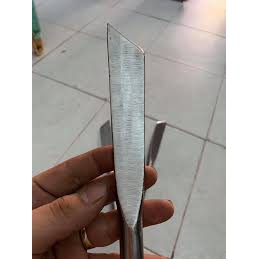 DAO KHUI SẦU RIÊNG INOX CÁN TRÒN LỚN.