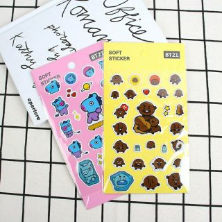 Stickers hình nổi đẹp mắt BT21