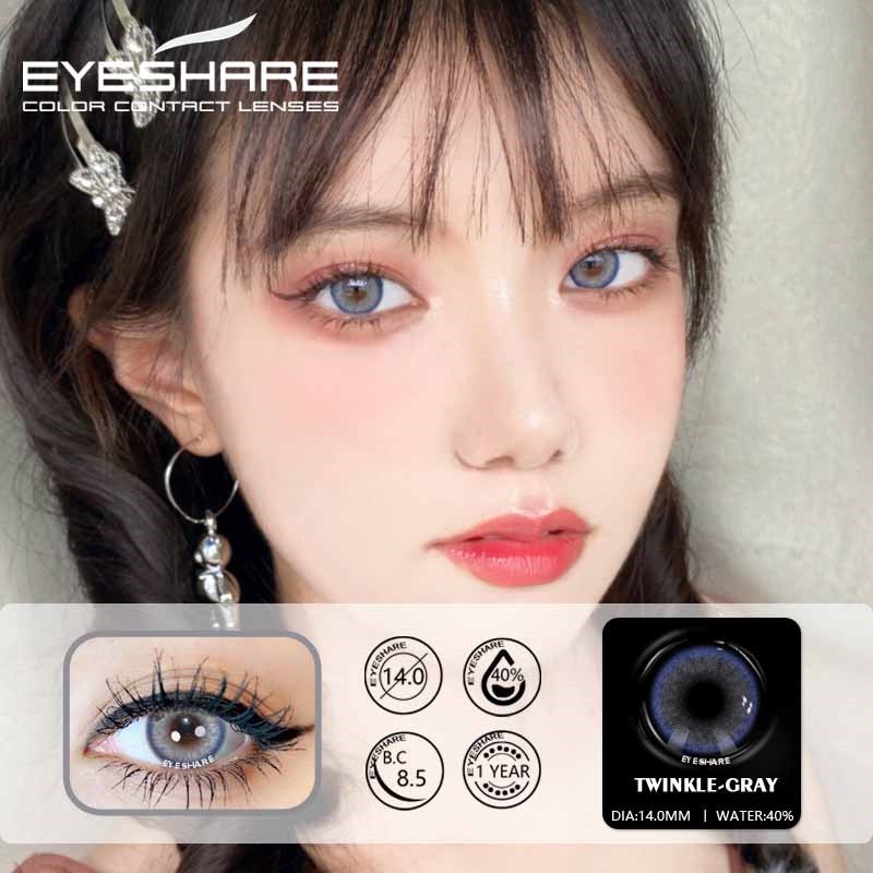 EYESHARE [Hàng mới về] Cặp kính áp tròng màu sắc tự nhiên