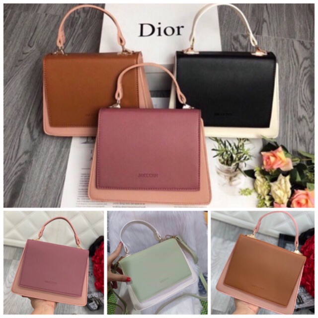 [Mã FAMAYWA2 giảm 10k đơn từ 50k] Túi xách nữ micocah phối màu