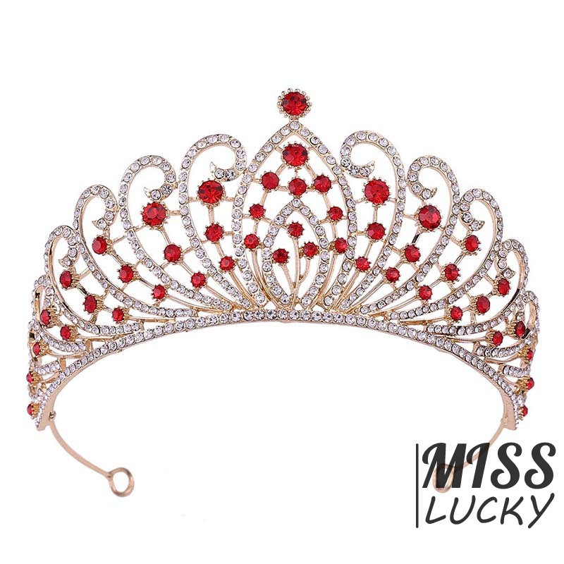 ❤HHN-VN 2019New High Grade Baroque Crown Tiara Europe and the United States Beam Luxury Handmade Rhi | BigBuy360 - bigbuy360.vn