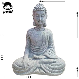 Set 2 Tượng Phật Mini Trang Trí Nhà Cửa