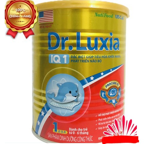 Sữa Dr. Luxia IQ 1 NutiFood | US Cali 900g – giúp tiêu hóa khỏe mạnh, phát triển não bộ cho bé từ 0-6 tháng