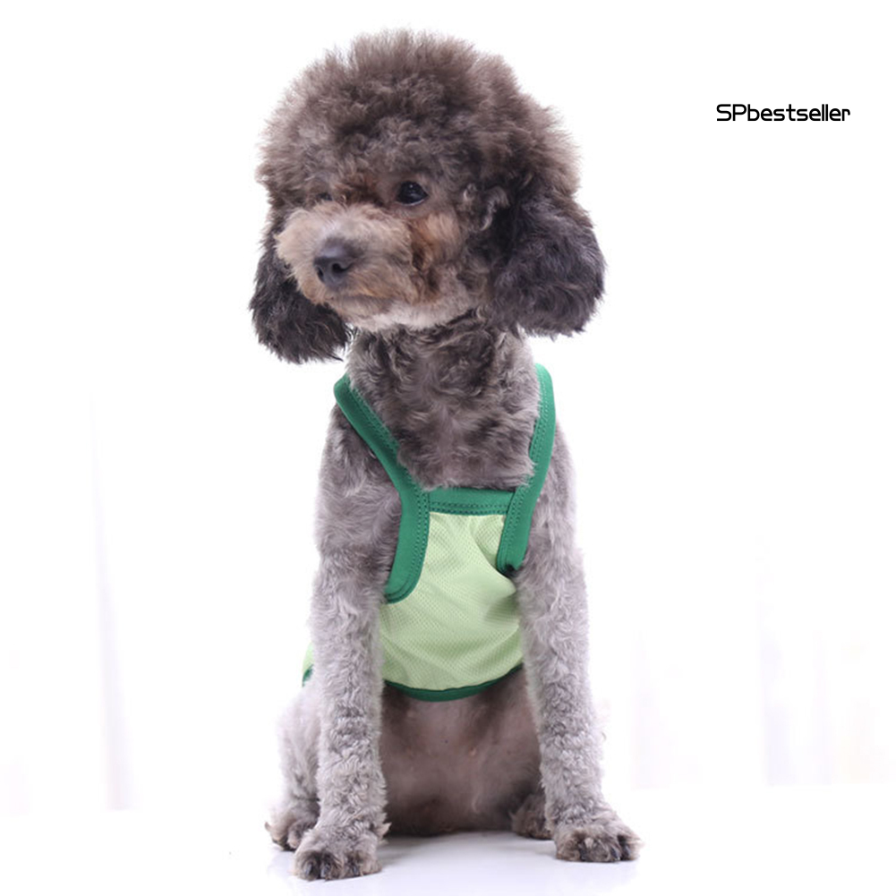 Áo Thun Không Tay In Hình Khủng Long Cho Thú Cưng