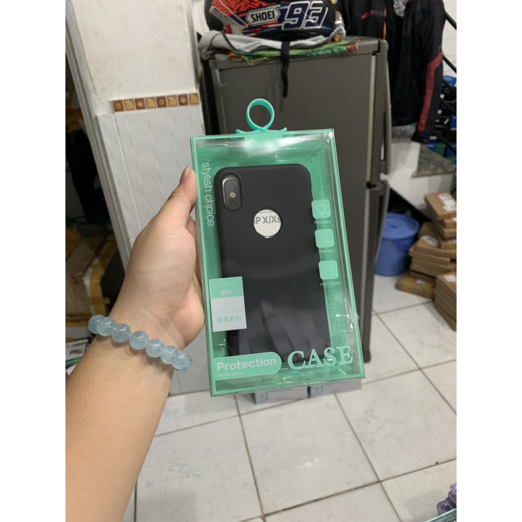 Ôps dẻo màu đen Oucase cho Iphone 5/6/7/6 plus/7plus/8 plus/ X/ Xr/ Xs max