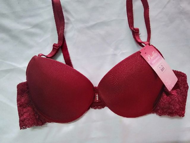 ÁO NGỰC BELLE ĐỆM VỪA, ĐUÔI REN, MÓC KHOÁ CÀI TRƯỚC