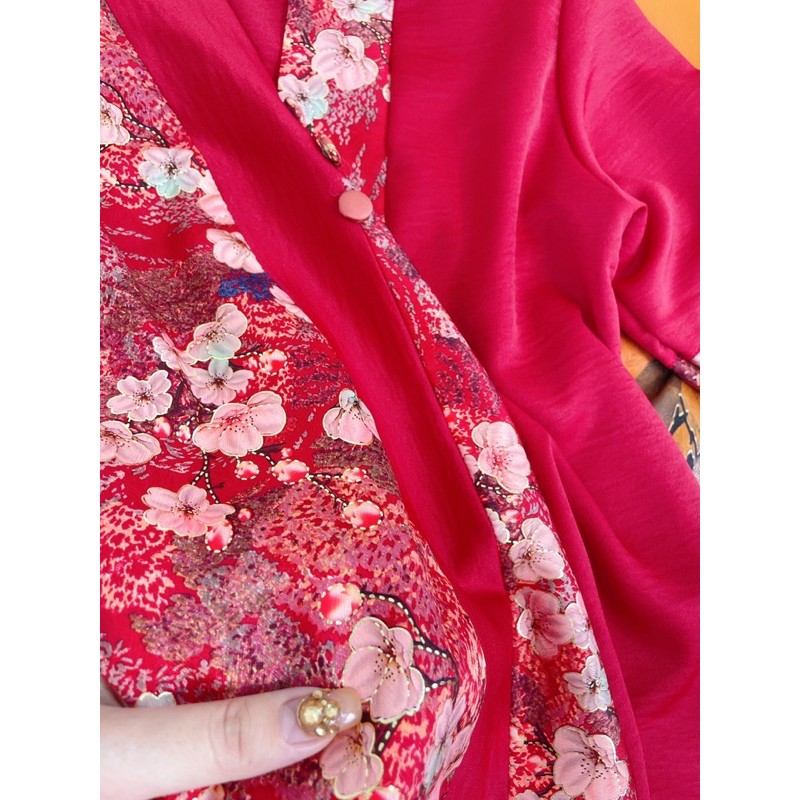 Bộ lam bộ phật tử đi chùa tay lỡ lụa gấm hoạ tiết siêu hot(ẢNH THẬT+VIDEO) | BigBuy360 - bigbuy360.vn