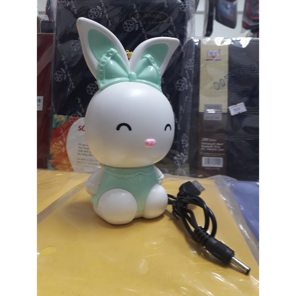 [GIÁ HỦY DIỆT] Quạt tích điện cầm tay mini hình thỏ RABBIT FAN siêu cute