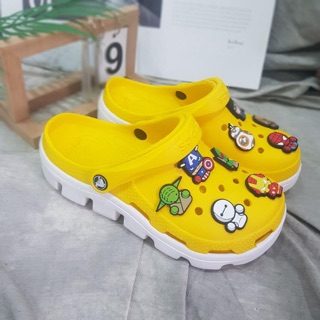 Hàng sẵn - TẶNG 6 STICKER - DÉP SỤC THỜI TRANG CAO CẤP, SỤC NHỰA, SIÊU NHẸ ĐI MƯA, DU LỊCH ĐỀU ĐẸP