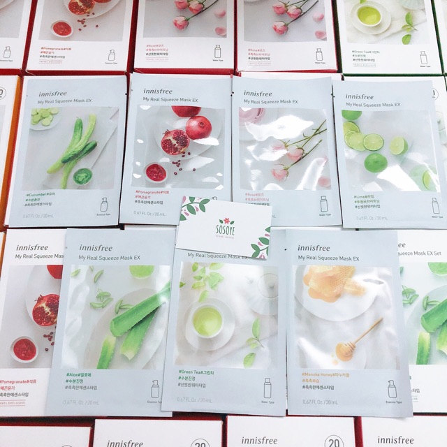 Mặt Nạ Dưỡng Da Innisfree My Real Squeeze EX Hàn Quốc | BigBuy360 - bigbuy360.vn