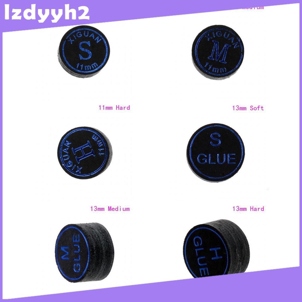 Đầu Cơ Bida Da Heo 11mm / 13mm Màu Đen / Vừa / Cứng