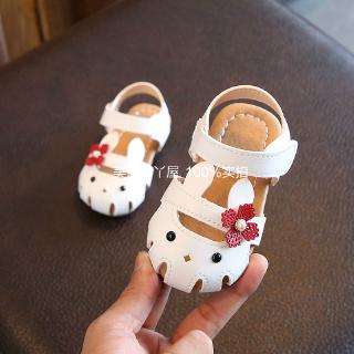 Giày Sandal Da Công Chúa Mùa Hè Cho Bé Gái 0-1-3 Tuổi/2 Tuổi