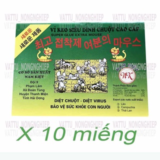 10 miếng keo bẫy chuột nam kiệt - Loại lớn