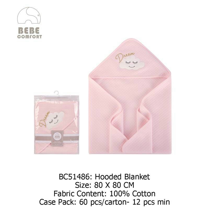 Chăn ủ sơ sinh Bebe confort hình mây cho bé sơ sinh kích thước 80cm x 80cm Betuti