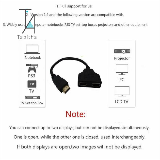 Bộ Chia Hdmi 1080p 1 Đầu Vào 2 Đầu Ra