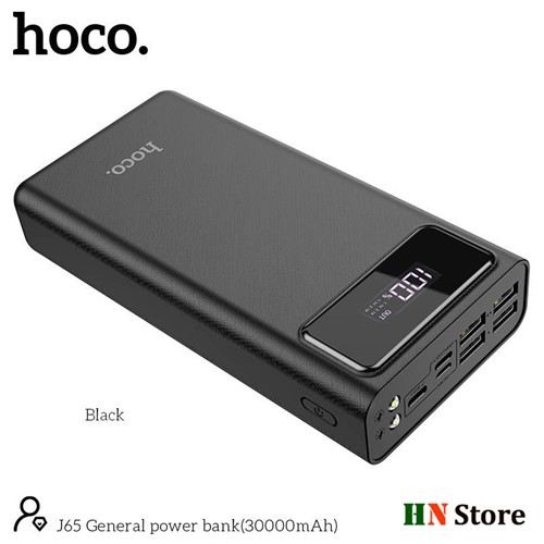 Pin Sạc Dự Phòng Dung Lượng Lớn 30000mAh Hoco J65 hỗ trợ 4 cổng USB