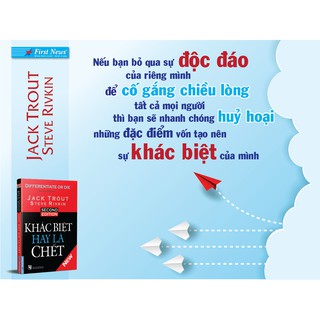 Sách Khác Biệt Hay Là Chết - First News