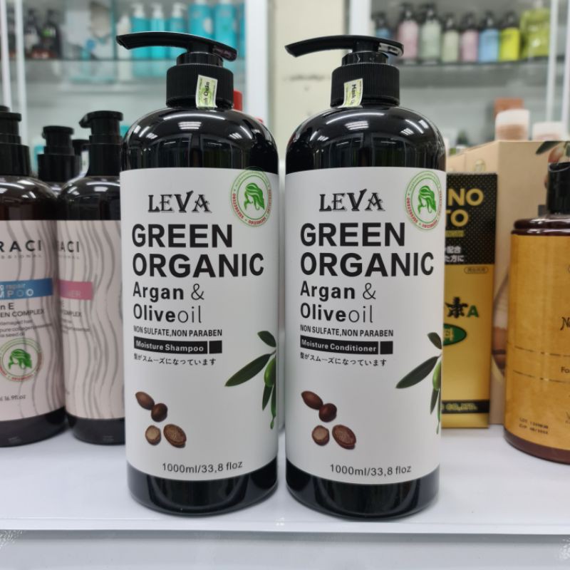 Dầu Gội Xả Phục Hồi Mềm Mượt Green Organic hương Nước hoa 1000ml