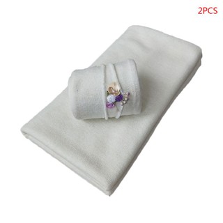 2 Pcs Newborn Photography Props Baby Wraps Blanket Photo  Accessories