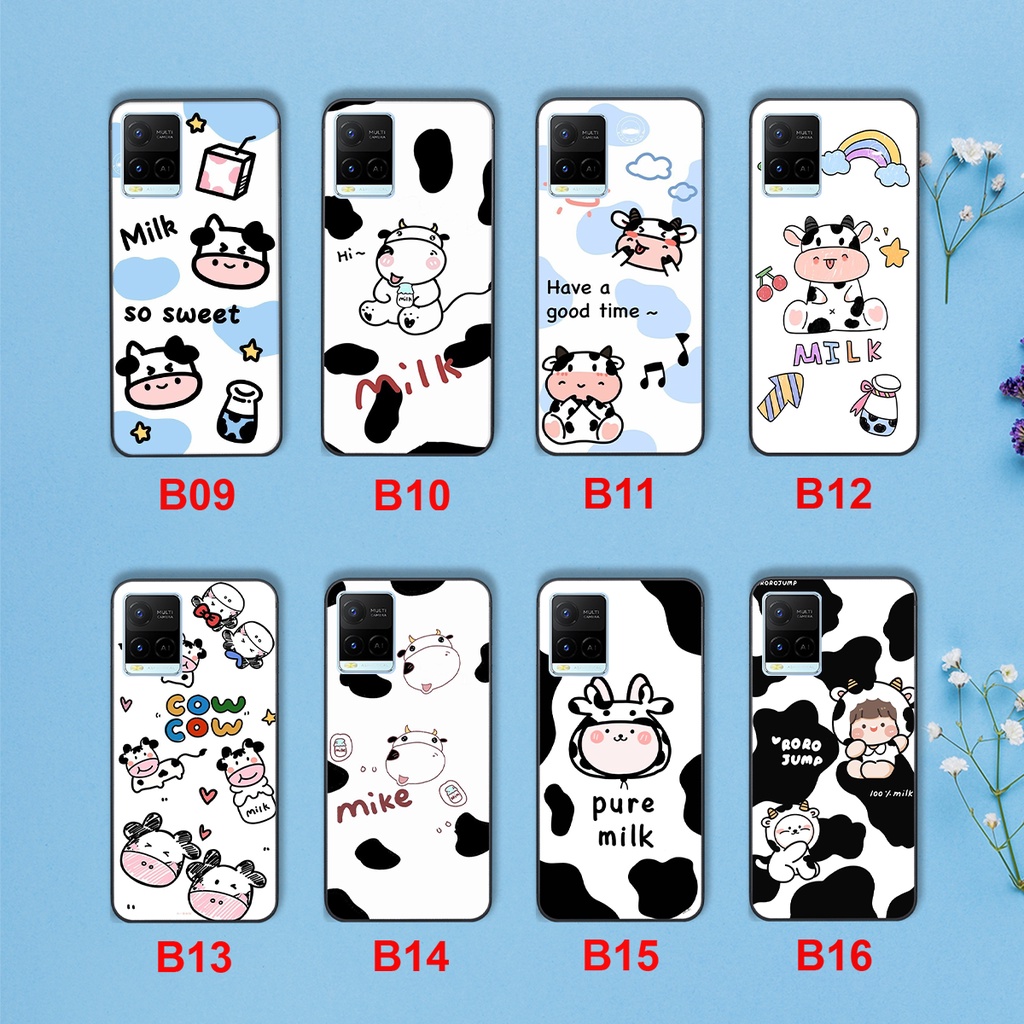 [HOT] ỐP LƯNG VIVO Y21 -VIVO Y21S -VIVO V21 5G ỐP BÒ SỮA SIÊU ĐẸP CUTE GIÁ RẺ