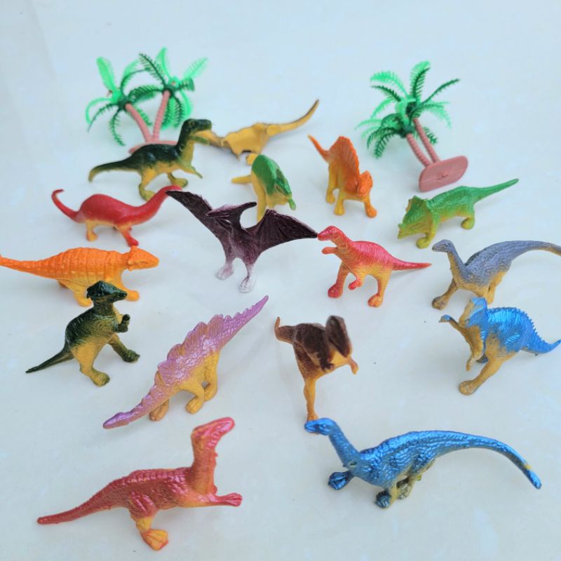 Bộ 18 đồ chơi mô hình nhựa Khủng Long 5-8 cm cho bé