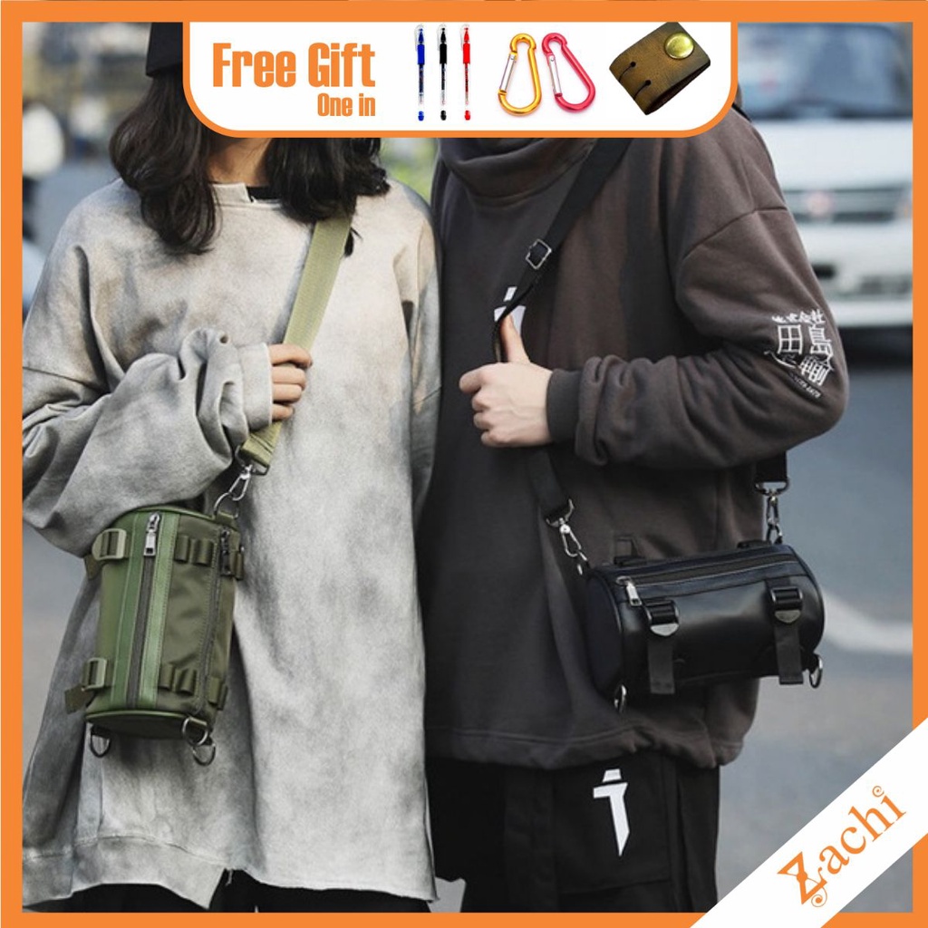 Túi đeo chéo Nam Nữ Mini nhỏ gọn Slim Bag Unisex vải Oxford nhập khẩu chống thấm nước thương hiệu - T67