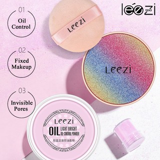 [Hàng mới về] Phấn phủ trang điểm cố định LEEZI kiềm dầu lâu trôi chống thấm nước
