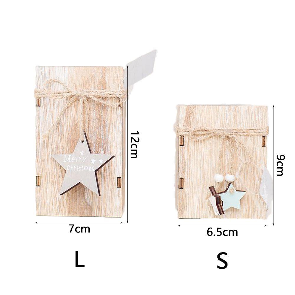 Đế Nến Bằng Gỗ Hình Lồng Đèn Dùng Trang Trí Tiệc Cưới / Giáng Sinh