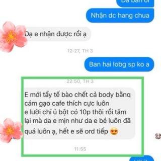 Bột cám gạo cafe gói 500g handmade