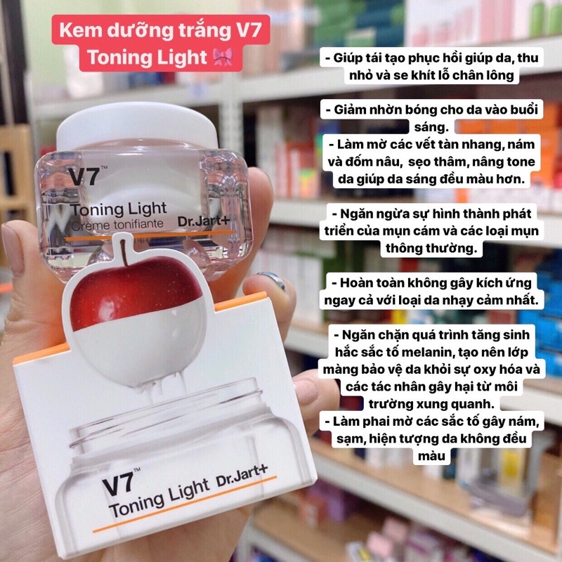 Kem dưỡng trắng da V7 mini 15ml