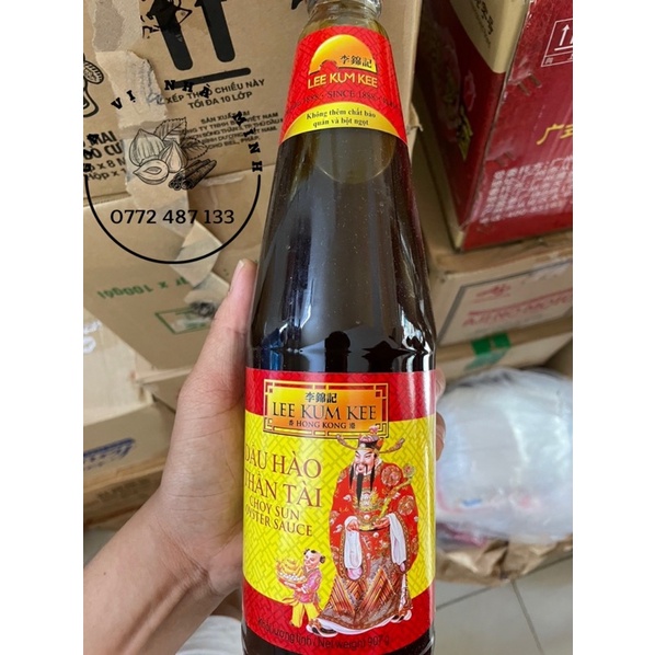 DẦU HÀO THẦN TÀI LEE KUM KEE-CHOY SUN OYSTER SAUCE HONGKONG 907G