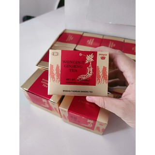 hộp nhỏ 10 gói trà sâm wongin-t dùng thử date 2025