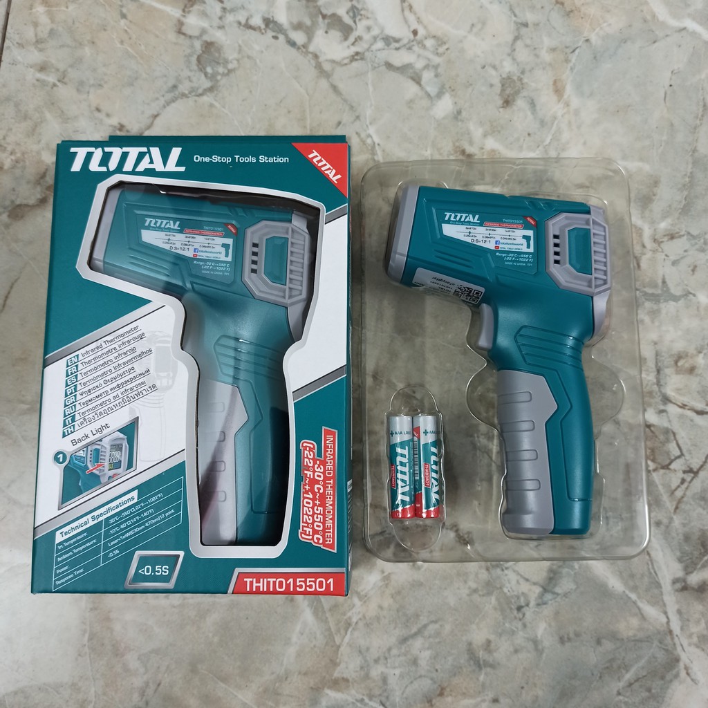 Máy đo nhiệt kế hồng ngoại Total THIT015501