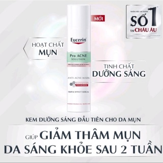 💥Mua 1 tặng 1Tinh Chất Dưỡng Sáng Da Mụn Eucerin Pro Acne Solution Anti-acne Mark 40ml