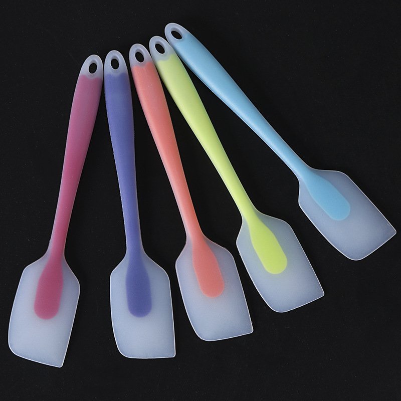 [Rẻ vô địch] [Siêu Sale] Spatula vét bột silicon đúc cán màu 21cm