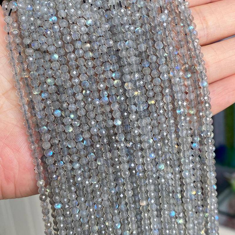 Đá Mặt Trăng Xám 3mm Tự Nhiên Cho Trang Trí