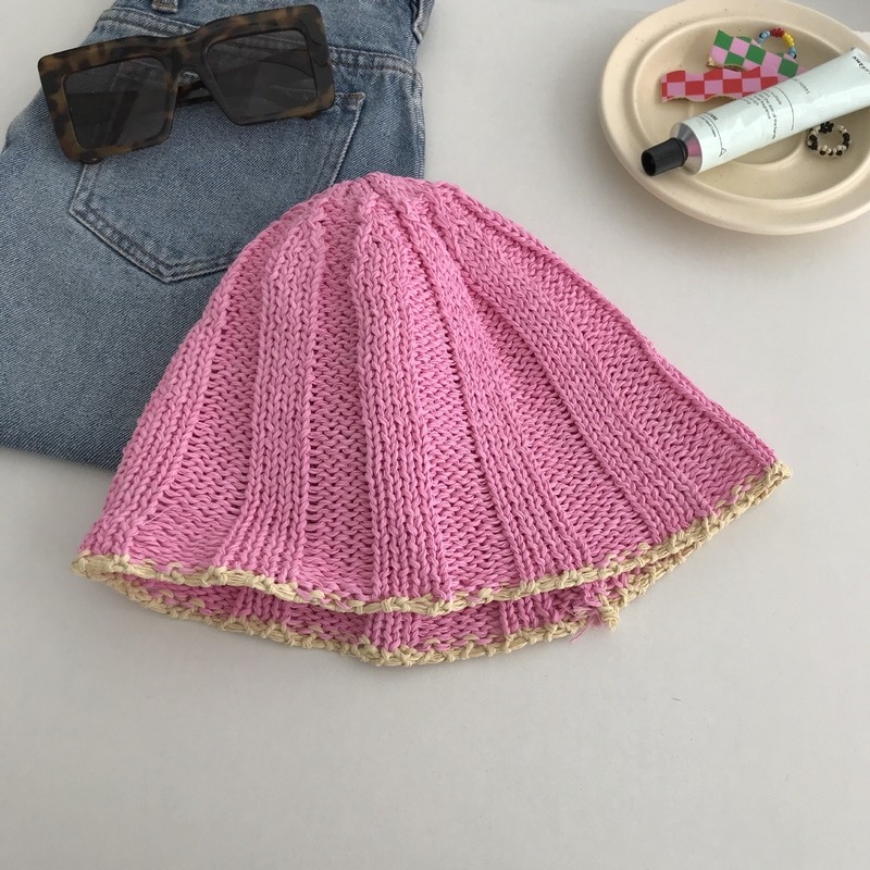 Nón Tai Bèo Dệt Kim Mỏng Xinh Xắn Thời Trang Hàn Quốc Cho Nữ