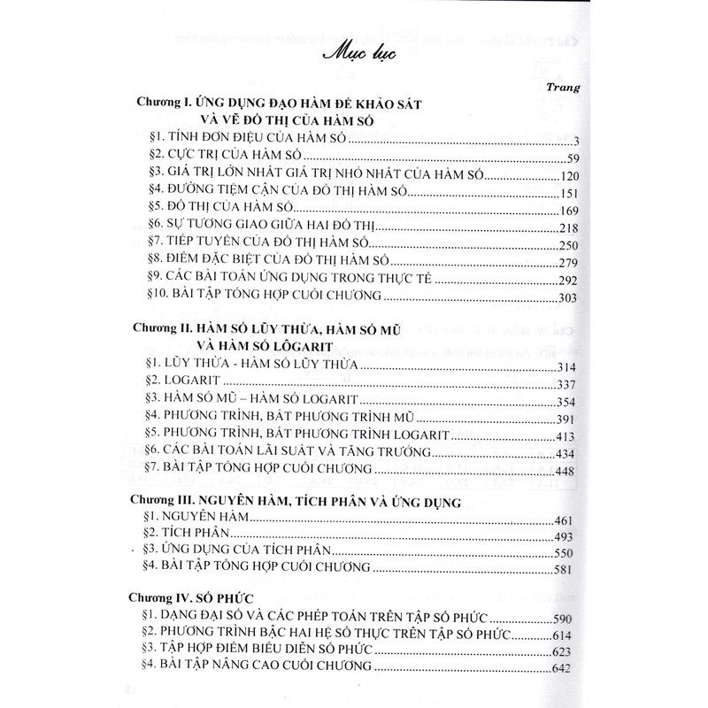 Sách - Trắc Nghiệm Chuyên Đề Giải Tích 12