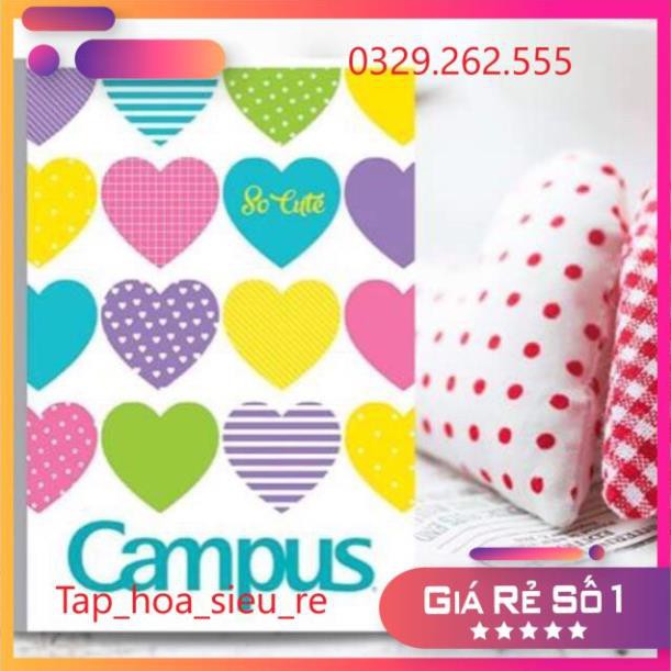 (Rẻ Vô địch) Vở Campus 80 trang So cute