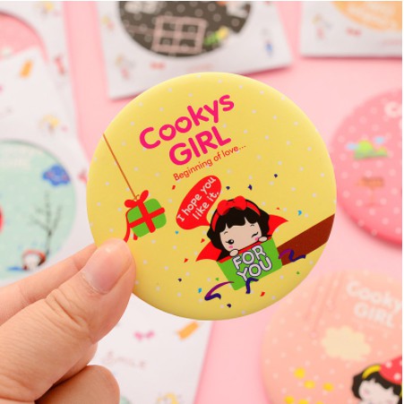 (Sỉ) Gương mini cầm tay phong cách Hàn Quốc – Princess Beauty Rẻ Vô Địch