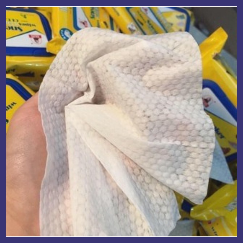 Khăn Giấy Lau Giày Sneaker Thần Thánh Siêu Sạch Tiện Lợi Bịch 30 Tờ