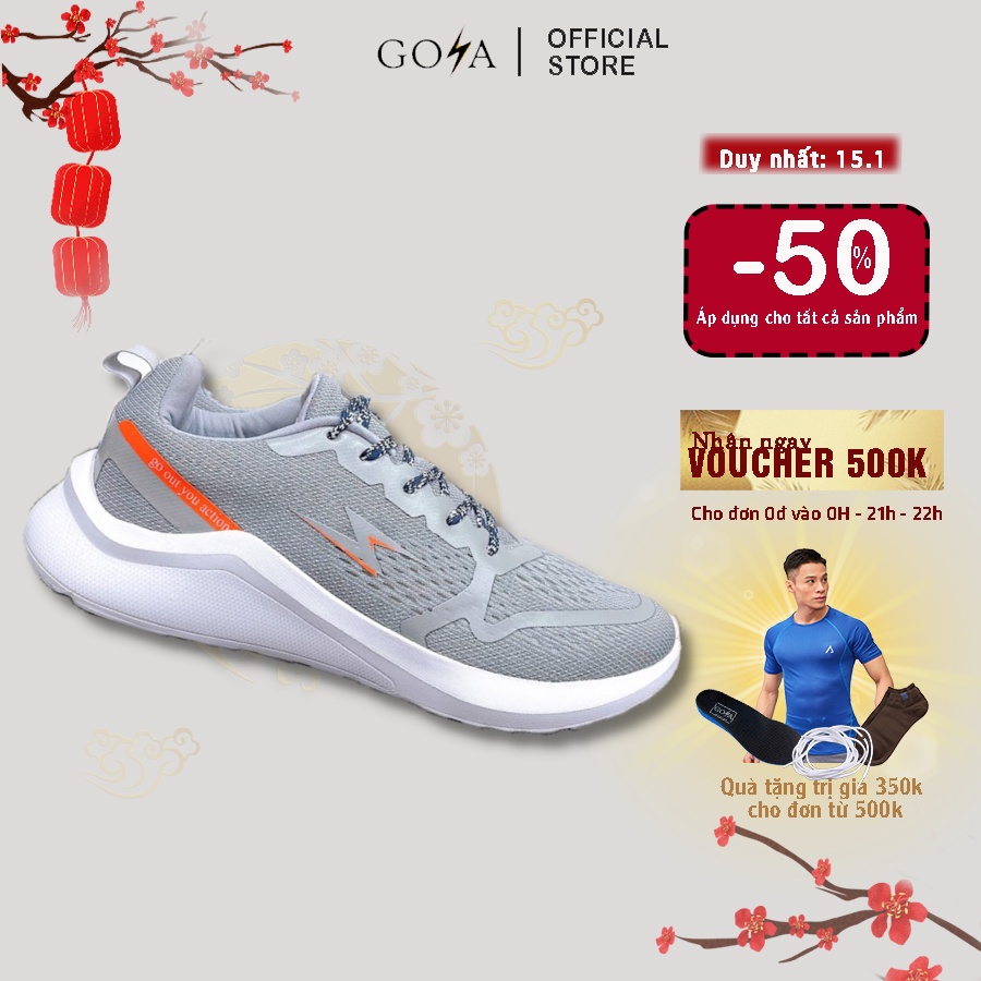 Giày Thể Thao Sneaker Chính Hãng Goya Heaven Xám